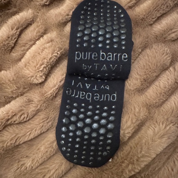 Pure Barre 1000 Club Black Grip Socks - Picture 3 of 5